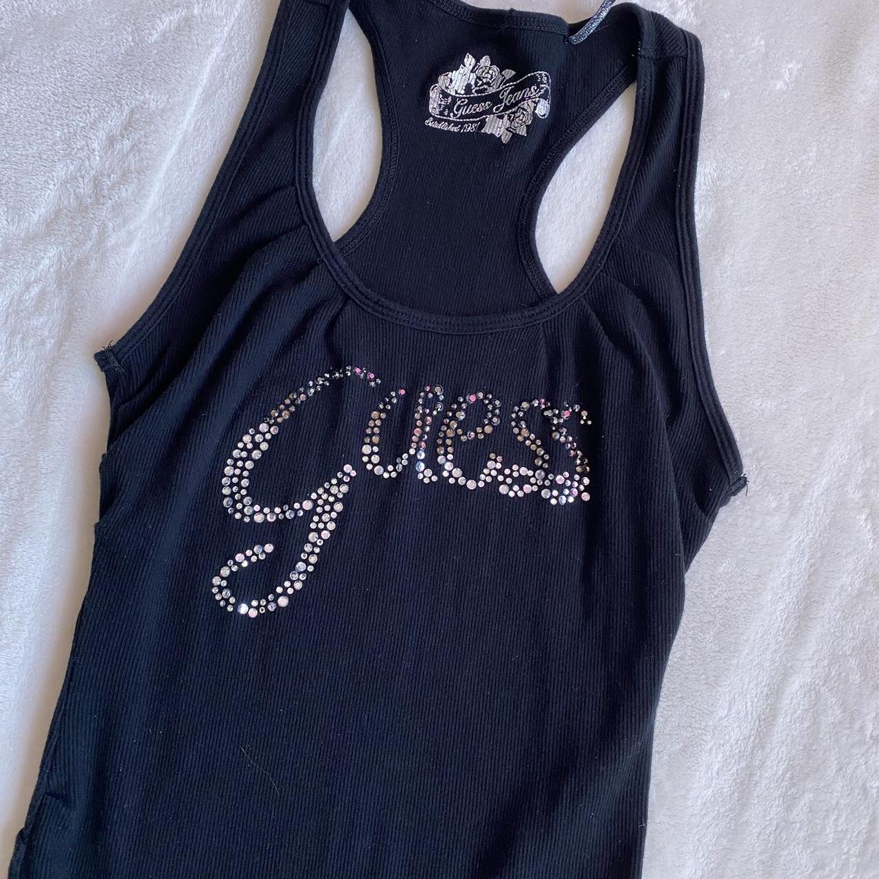 ♡ guess mcbling tank top ♡