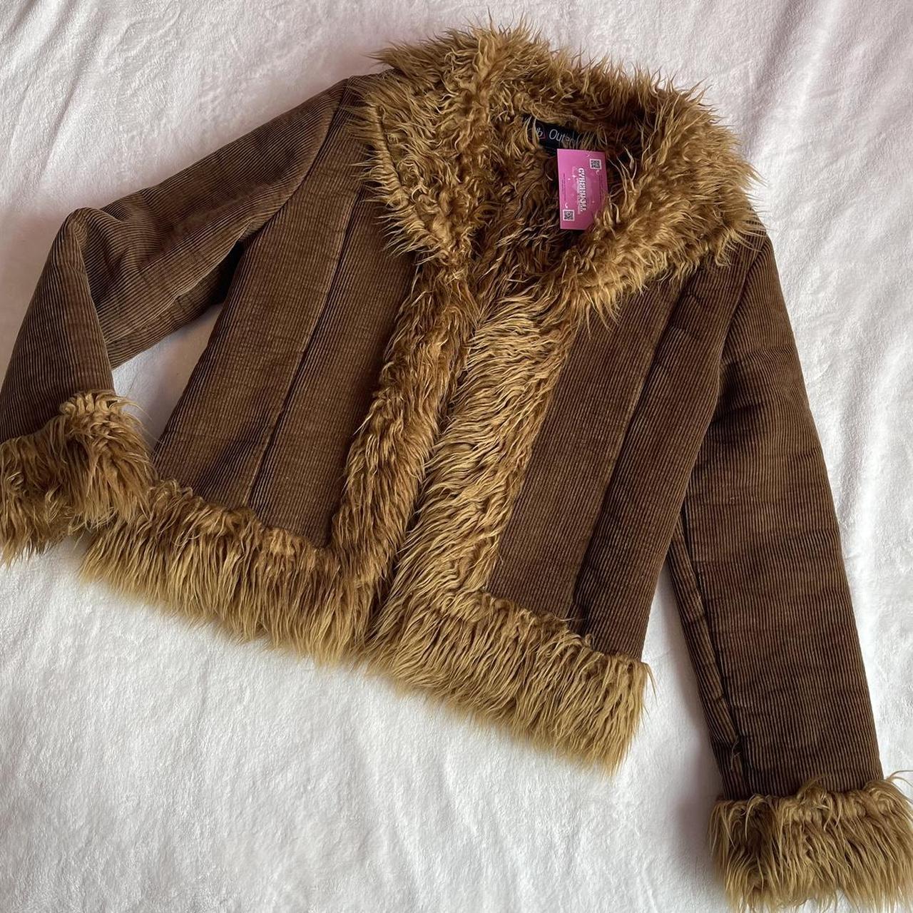 ♡ y2k fur pennylane coat ♡