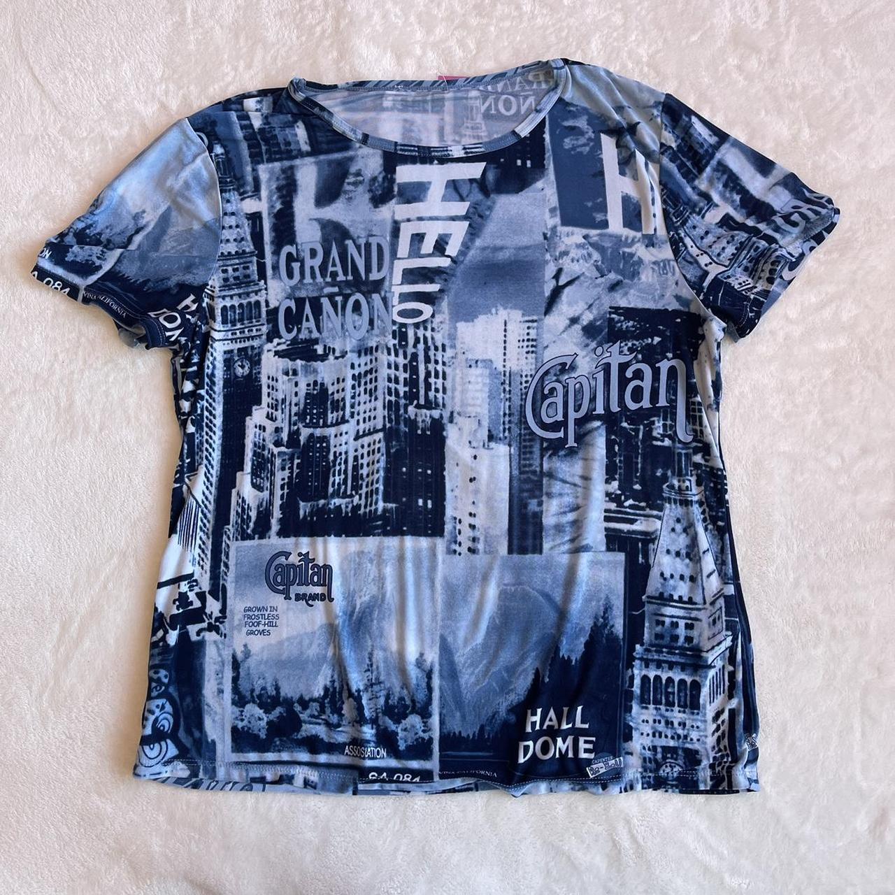 ♡ stamp print vintage tee ♡