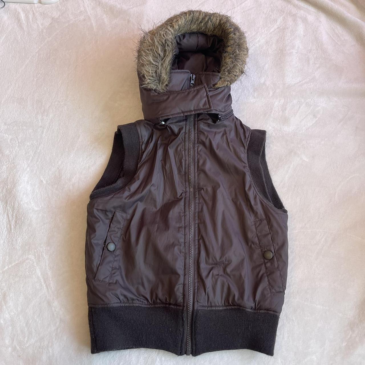 ♡ fur puffer vest ♡